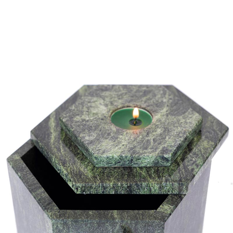 Урна шестигранная Змеевик